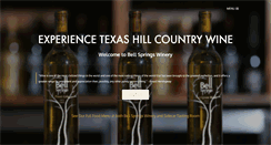 Desktop Screenshot of bellspringswinery.com