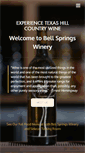 Mobile Screenshot of bellspringswinery.com
